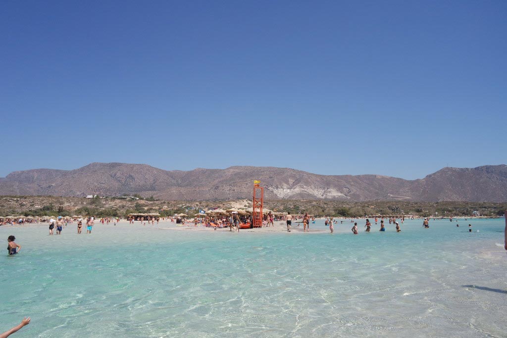 Elafonisi lagoon, Crete