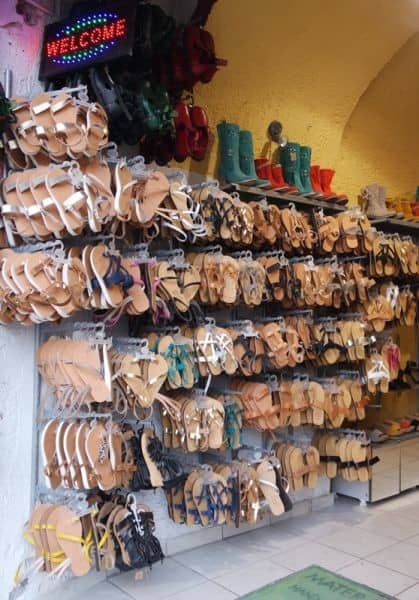 Greek souvenirs - sandals