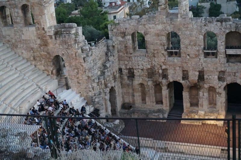The Odeion of Herodes Atticus Athens