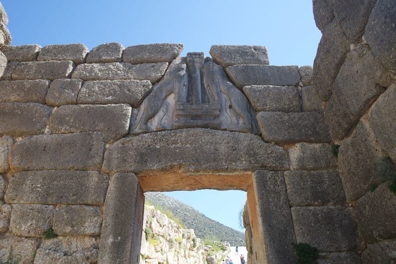 Lion Gate The central entrance to the Acropolis of Mycenae