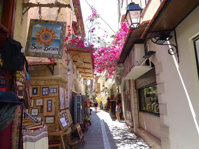 In the alleys of Rethymnon town