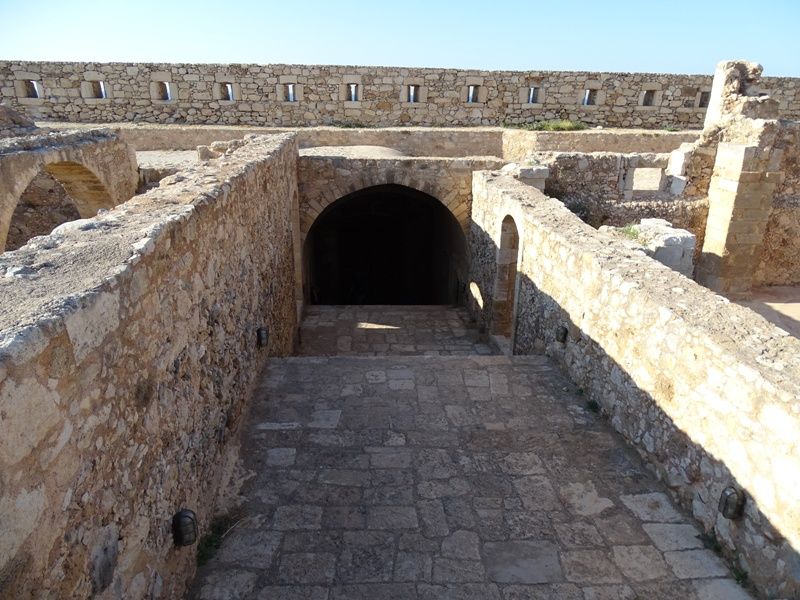 Inside the Fortezza Rethymnon