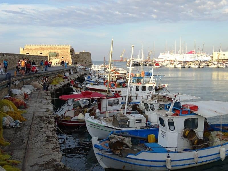 venetian port Heraklion Crete