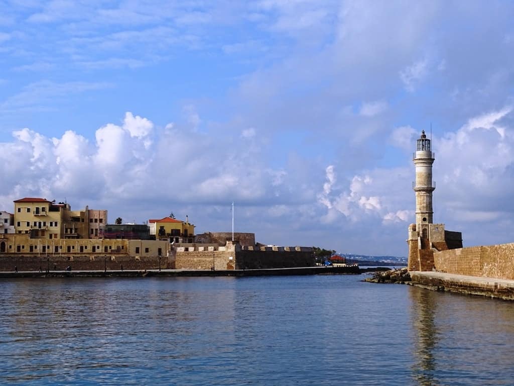 Venetian harbour and lighthouse Chania - things to do in Chania Crete