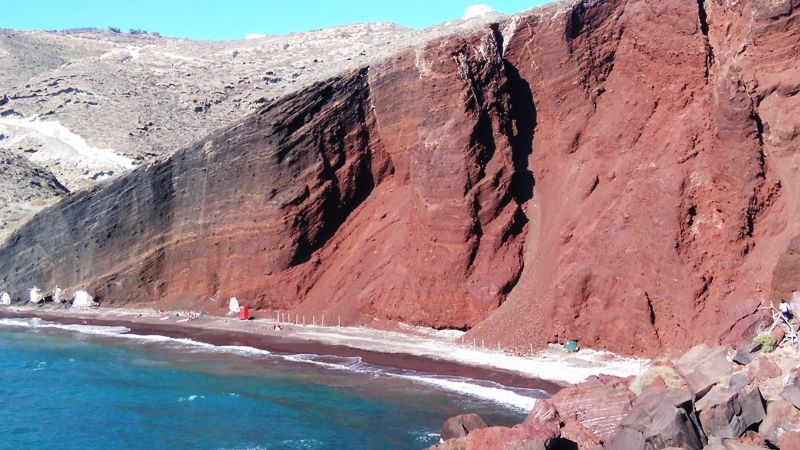 Red beach Santorini