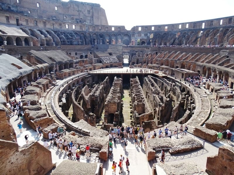 Inside the Colosseum