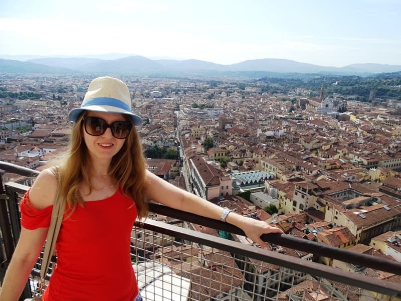 Me at the top of Cupola's Duomo