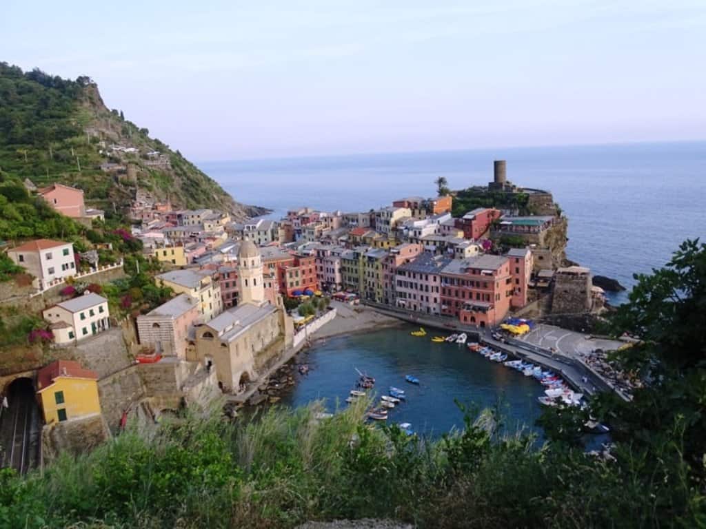 Vernazza from above