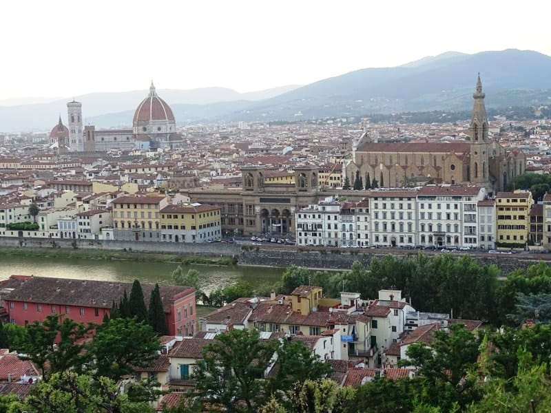 View of Florence from Piazzele Michelangelo