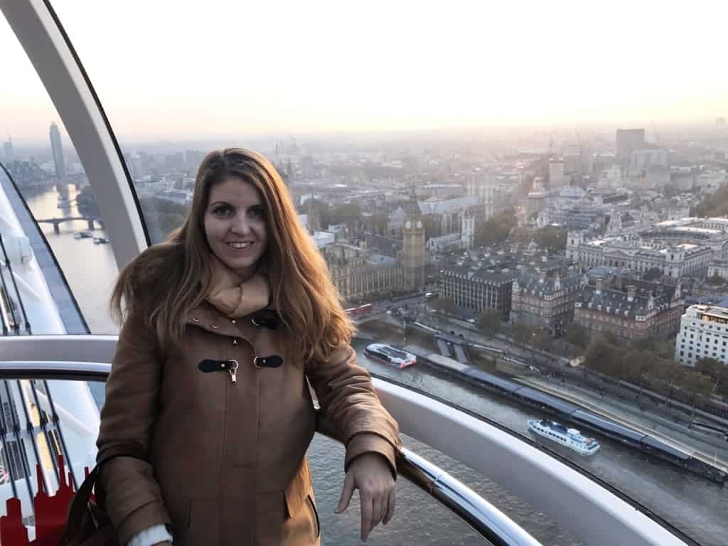 me at the London Eye