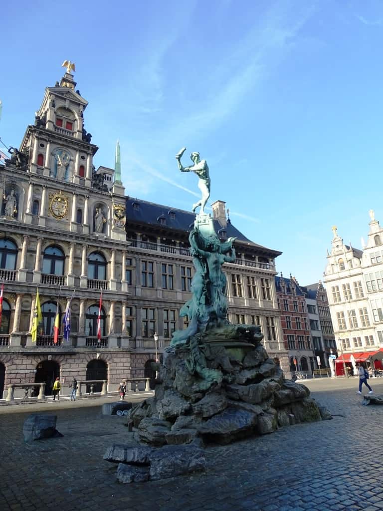 Brabo fountain Antwerp - what to do in Antwerp for a day