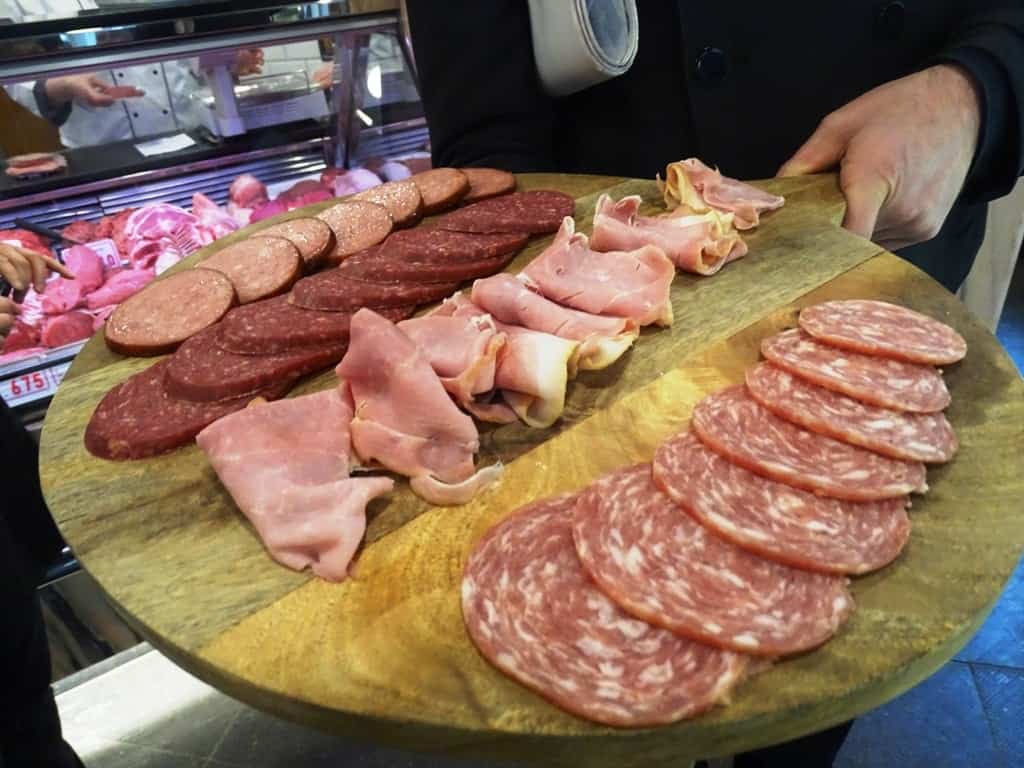 sausage and salami tasting with Eating Amsterdam food tour