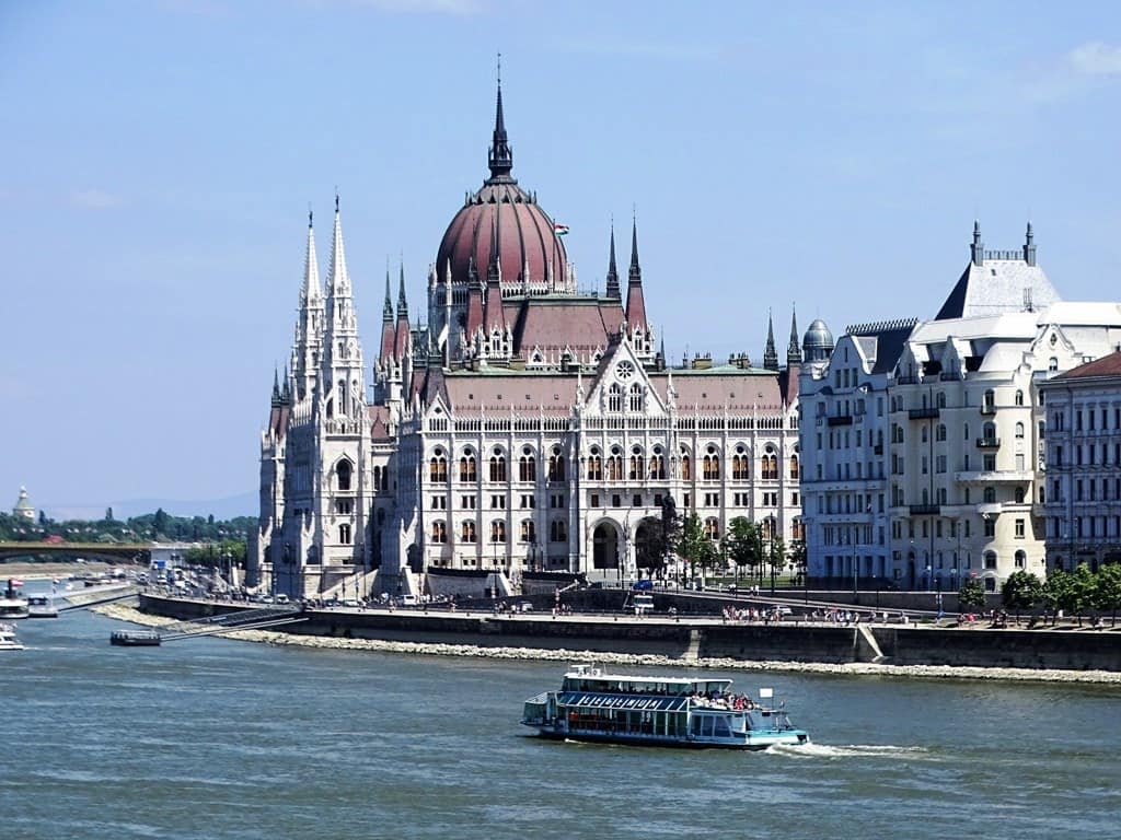 View of the Parliament from the Chain Bridge