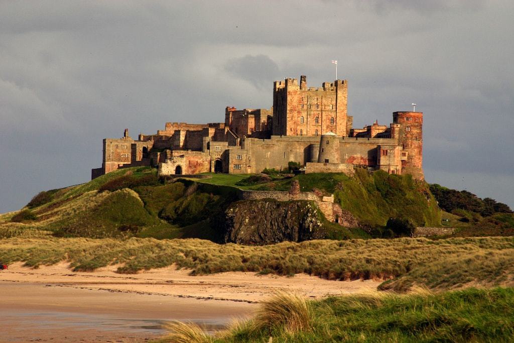 Bamburgh castle - day trips from Newcastle