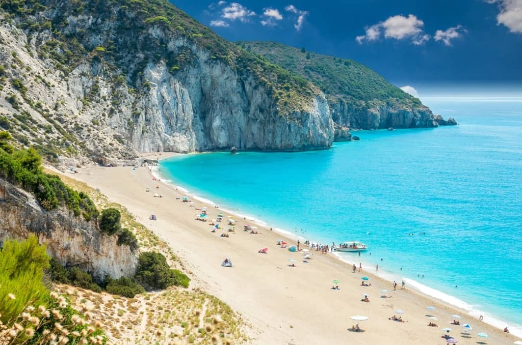 Milos-beach - The Best Lefkada Beaches
