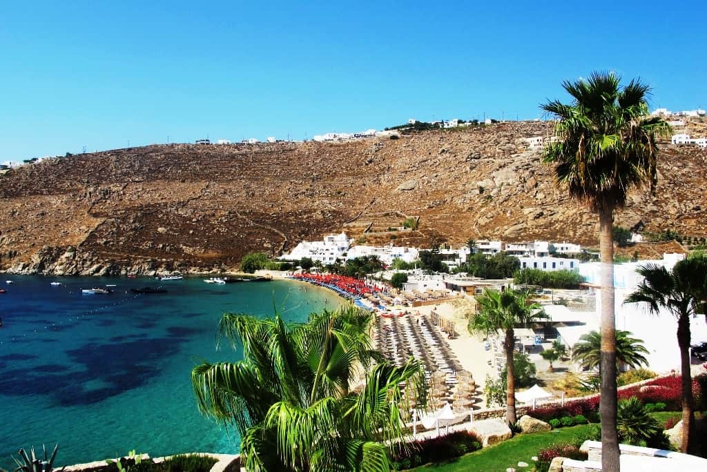 Psarou Beach Die besten Strände auf Mykonos