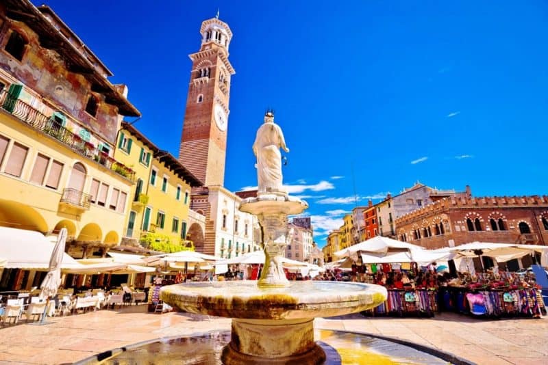 Piazza delle Erbe -Things to do in Verona in one day