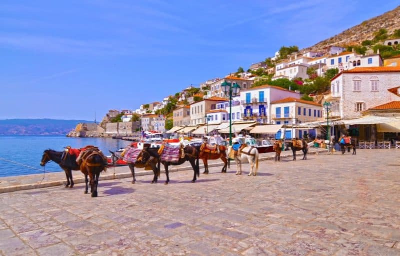 travel athens to mykonos and santorini