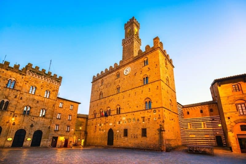 Volterra hilltop villages and towns in Tuscany