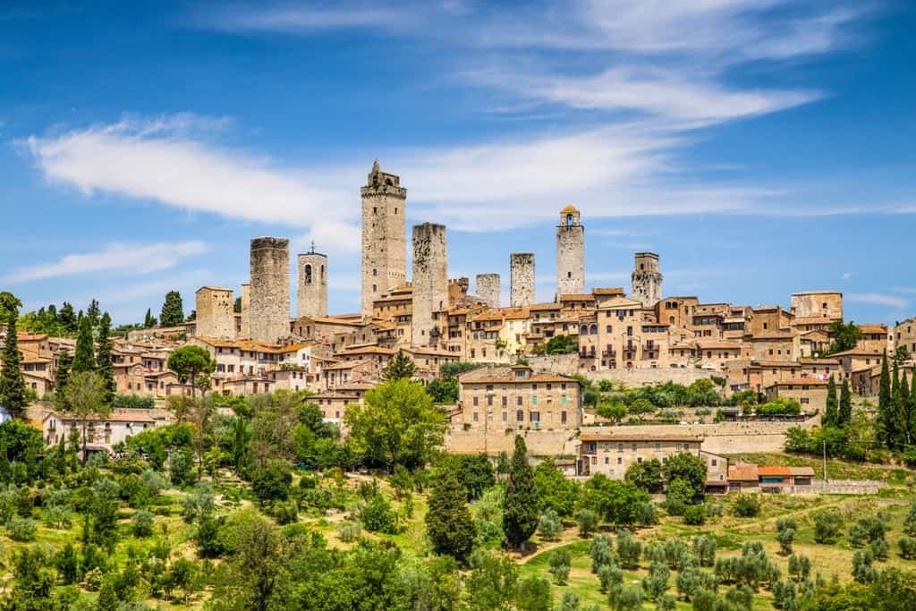 travel florence to san gimignano