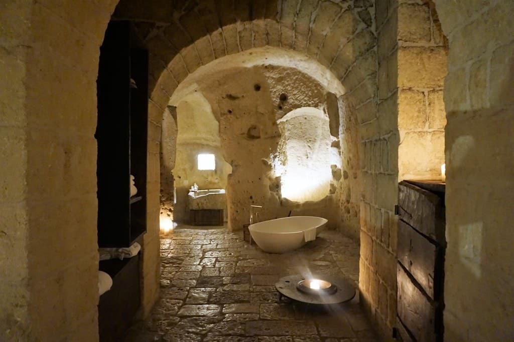Le Grotte della Civita, in Matera, Italy