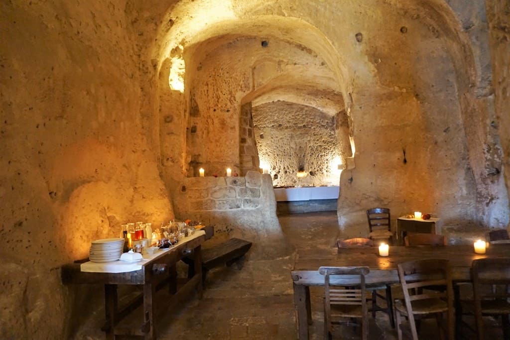 Le Grotte della Civita, in Matera, Italy