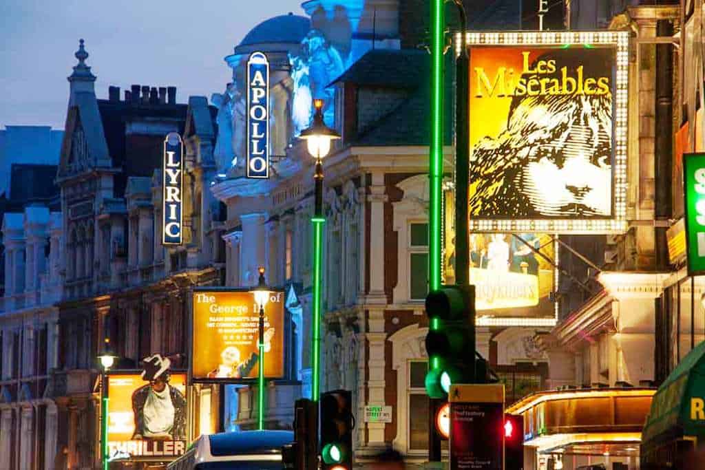 things to do in London in winter - see a west end show