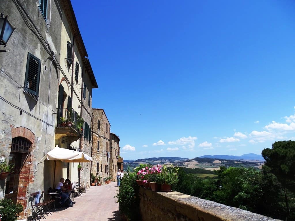 Pienza - hilltop villages and towns in Tuscany