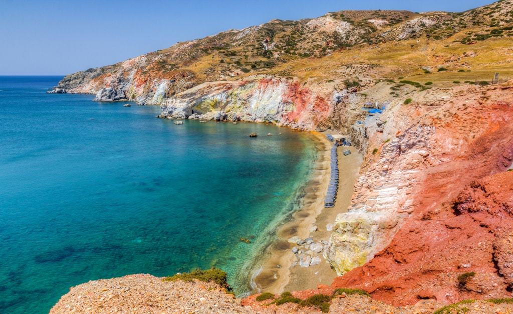 Plaża Paleochori-najlepsze plaże Milos