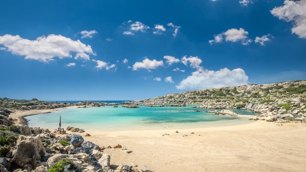 White Lake beach (Aspri Limni) Best beaches in Crete