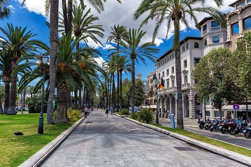 Street of Palma de Mallorca 