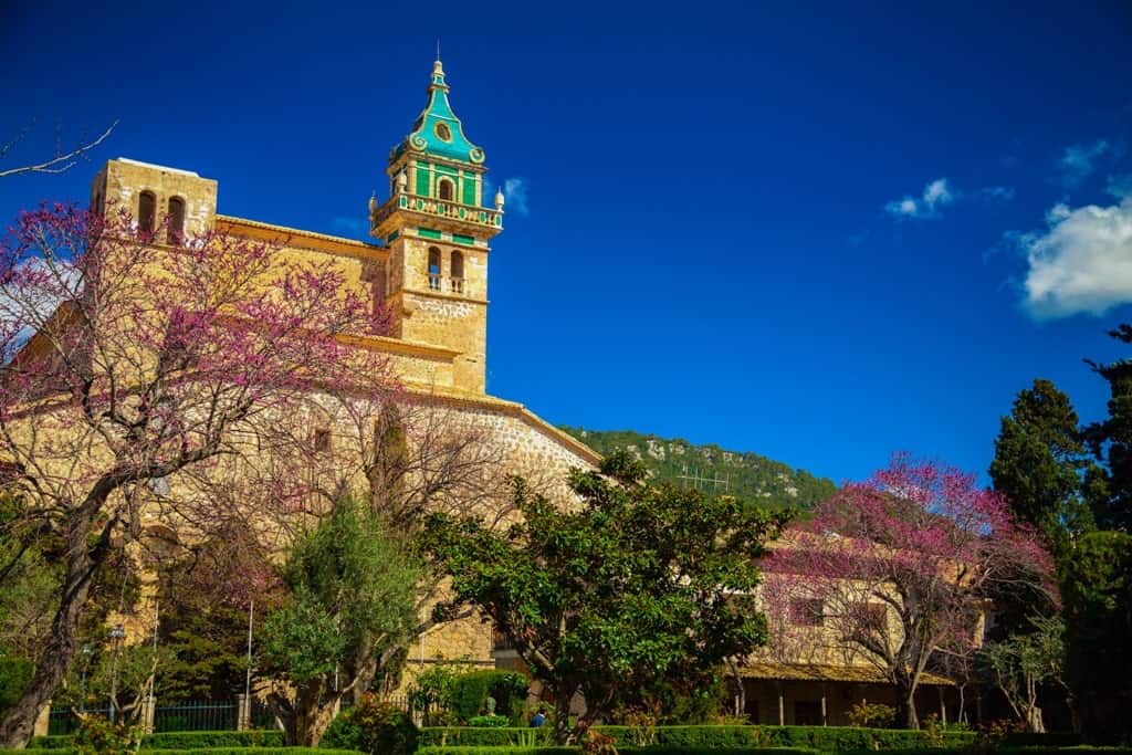 Valldemossa Charterhouse in Mallorca Spain