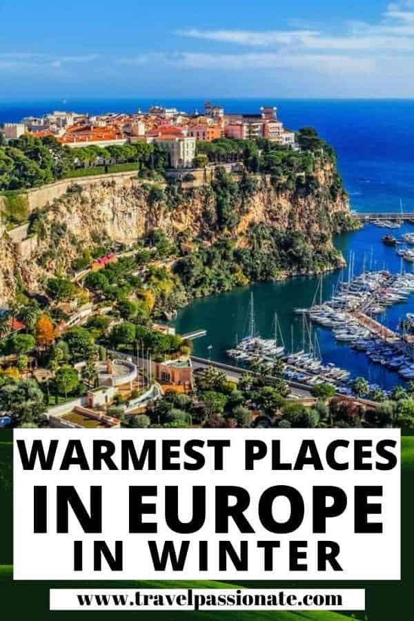warmest place to visit europe in december