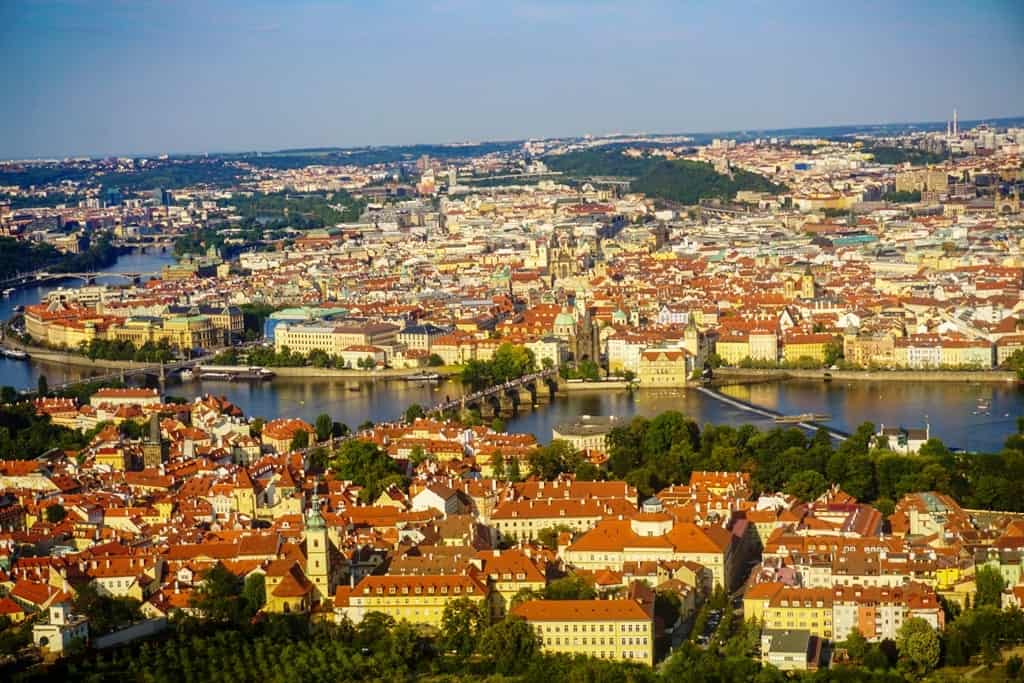 3 days in Prague - Petrin Tower View
