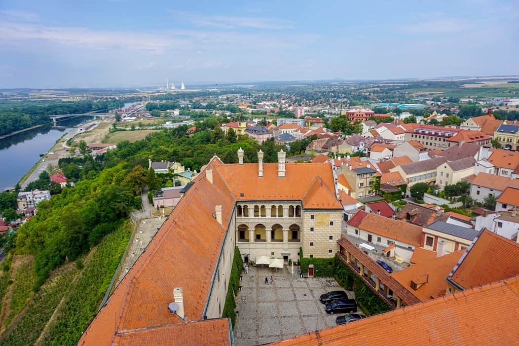 Mělník Chateau castles in central Bohemia Czech Republic