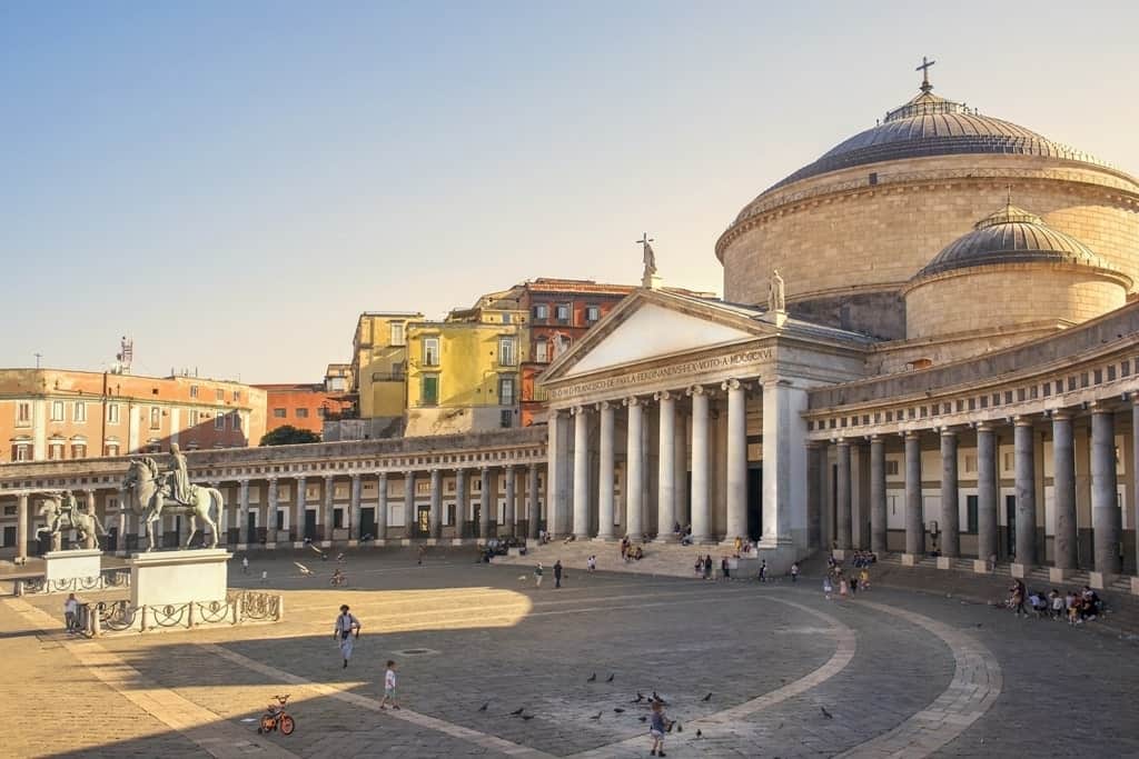 Piazza del Plebiscito - three days in Naples itinerary