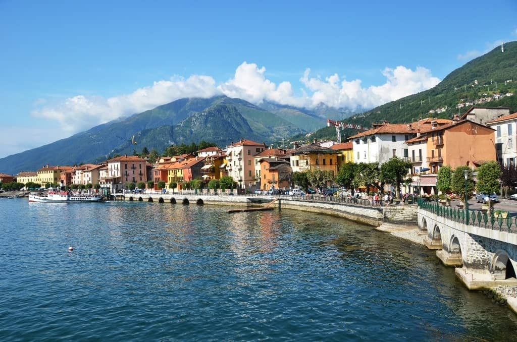 Gravedona town in Lake Como