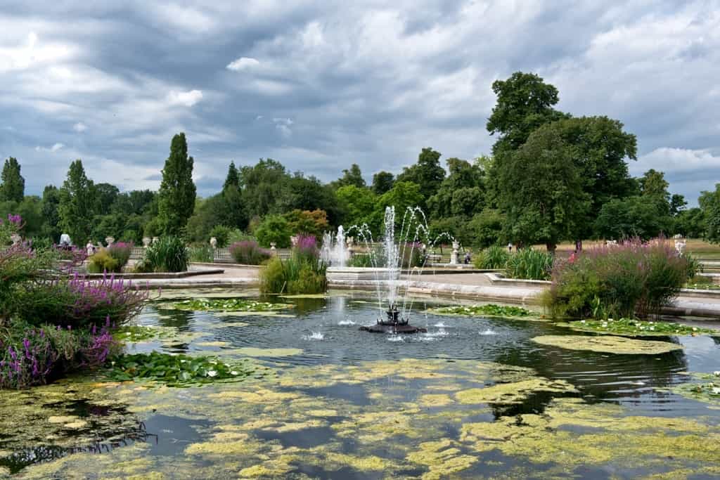 the Italian Gardens at Hyde Park