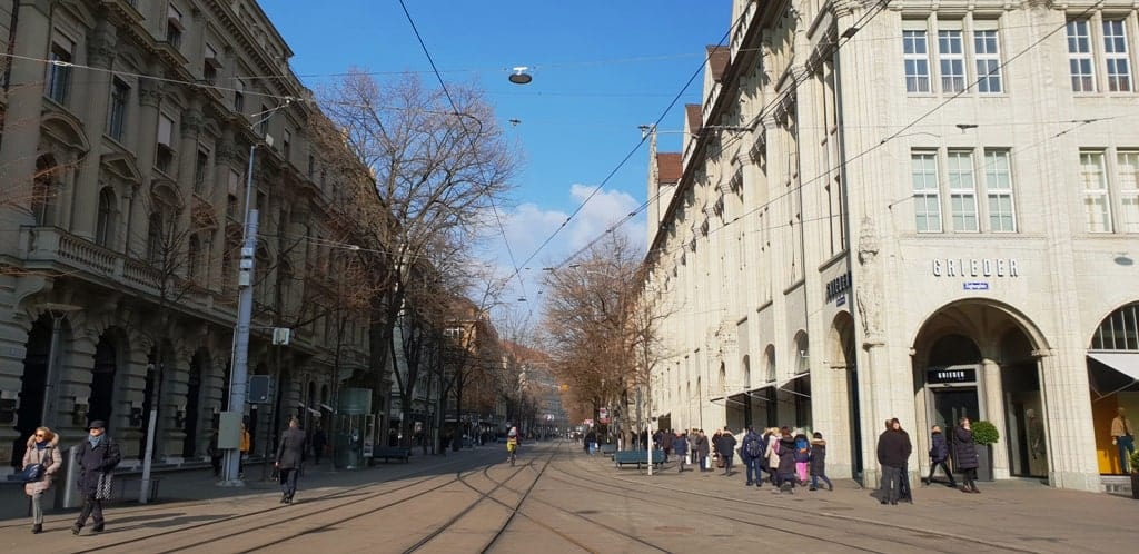 Bahnhofstrasse - 2 päivää Zürichissä