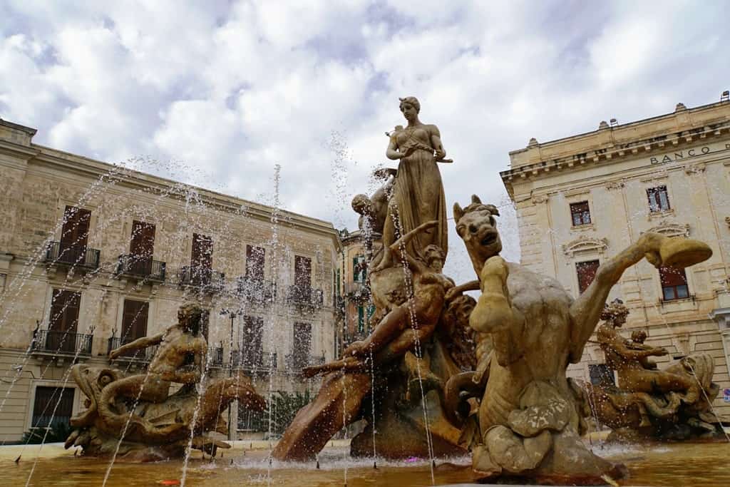 Fountain of Diana Ortigia 