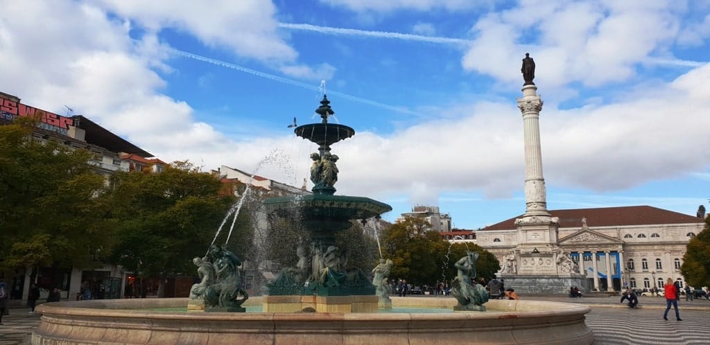 Rossio Square - Four days in Lisbon