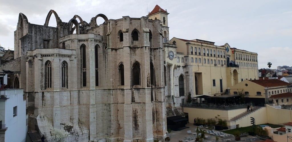 Igreja do Carmo -What to do in Lisbon in 4 days