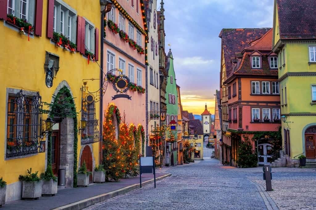 Rothenburg ob der Tauber - Where to go in Germany in winter= 