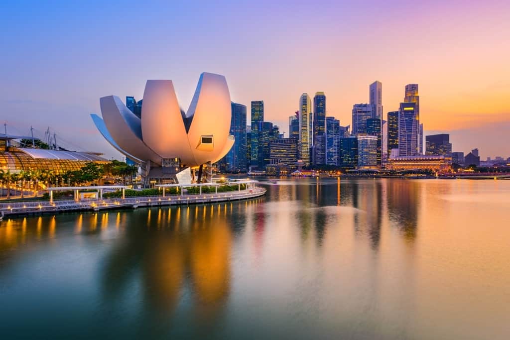 Singapore skyline - 2 days in singapore