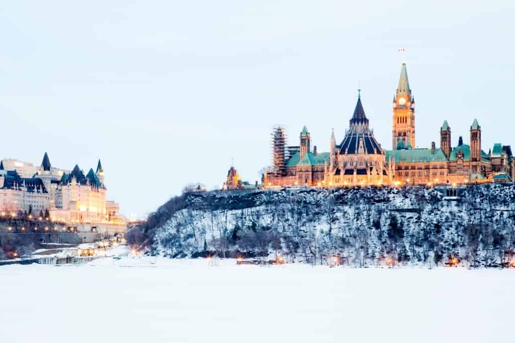 Parliament hill in Ottawa, Canada 