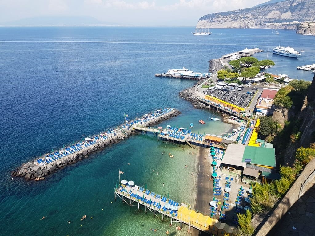 view from the Villa Comunale Park - things to do in Sorrento