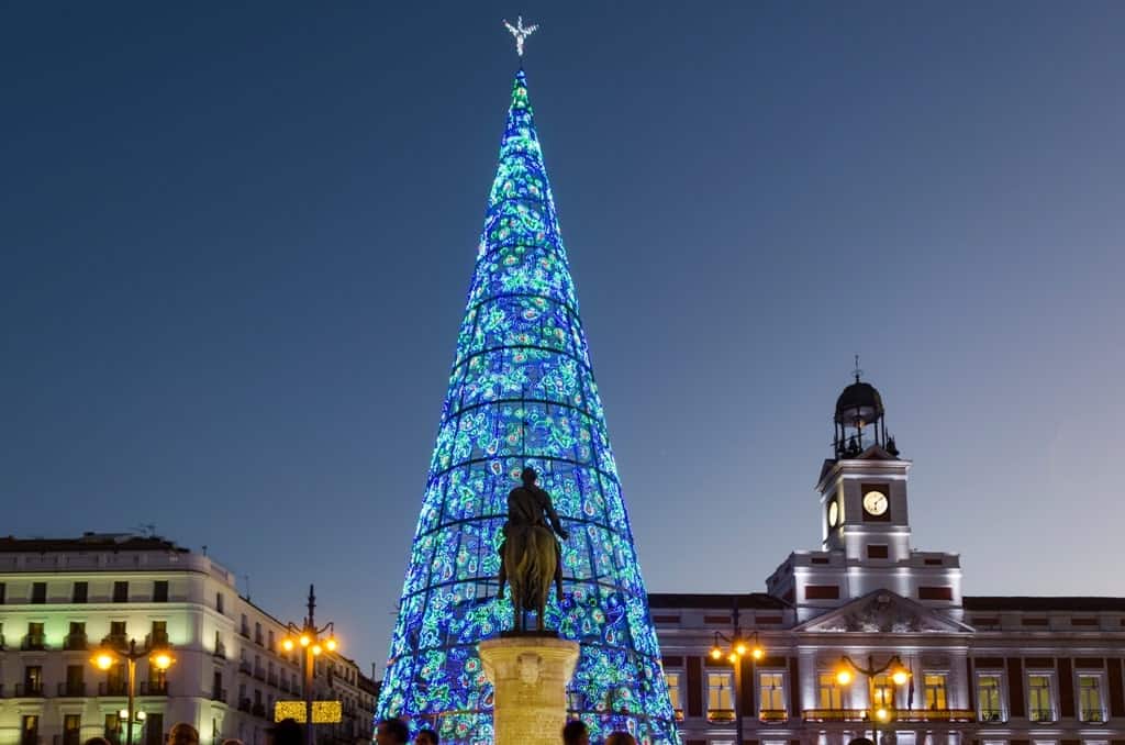 Puerta del Sol a Madrid, Spagna