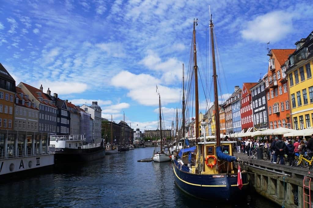 Nyhavn Copenhagen with kids