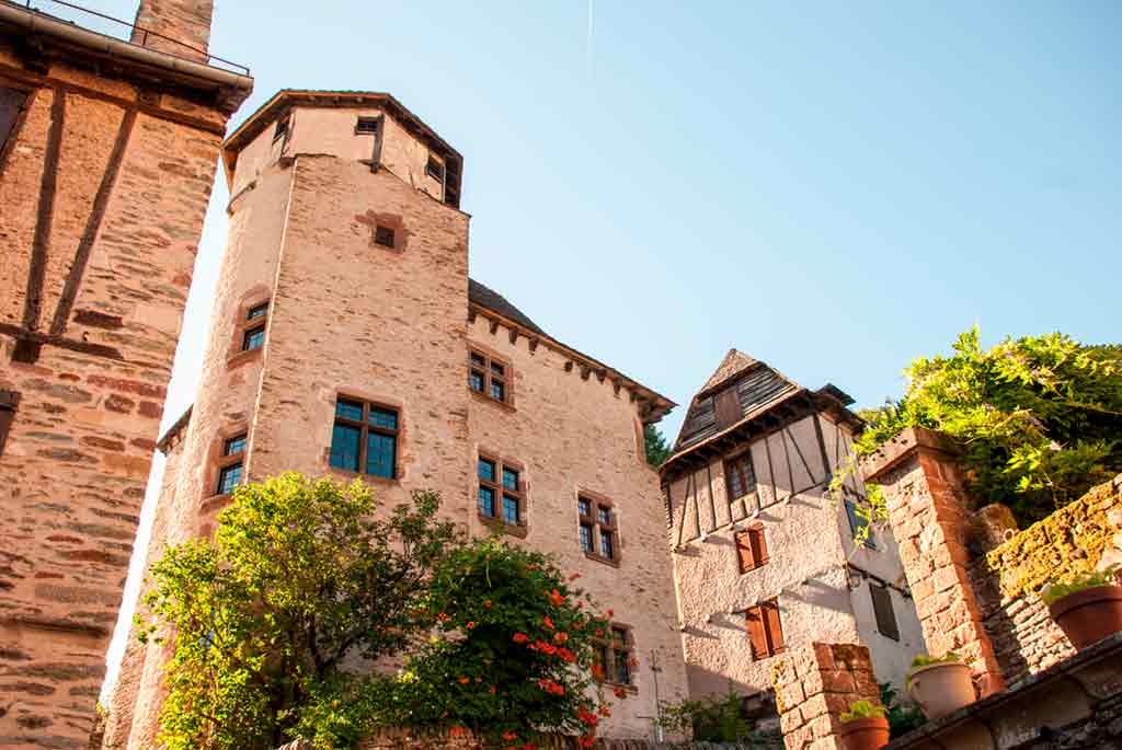 medieval villages and towns in France Conques