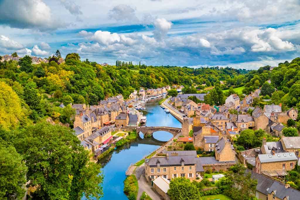 medieval villages and towns in France Dinan